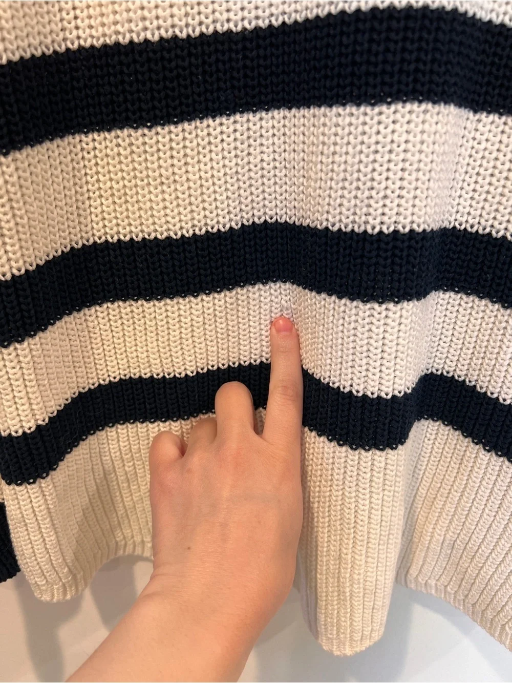FRAME Oversized Striped Sweater
